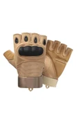 Erkek Tactical Kesik Parmak Eldiven Camel thumbnail 1