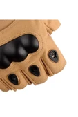 Erkek Tactical Kesik Parmak Eldiven Camel thumbnail 4