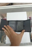 Havacı Rozetli Deri Siyah Cüzdan thumbnail 5
