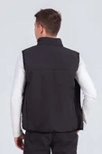 Softshell Dik Yaka Erkek Yelek thumbnail 3