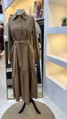 NUSS 2040 DESENLİ ELBİSE- CAMEL thumbnail 6
