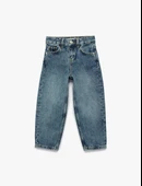 Koton Orta İndigo Pantolon 6Skb40049Td thumbnail 1