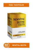 NEWVİTAL Biotin 60 Tablet thumbnail 1