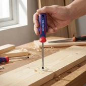 WORKPRO WP221013 3x75mm CR-V Profesyonel Düz Tornavida thumbnail 6