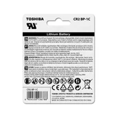 TOSHIBA CR2 3V LITHIUM PİL 1Lİ thumbnail 2