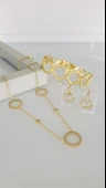 Aura Steel Gold Çelik Takı Seti thumbnail 2