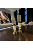 Sleep Nova Premium Gold & Mermer Şamdan İkili Set thumbnail 2