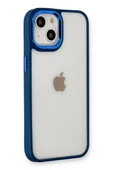 Newface Apple iPhone 14 Plus Kılıf Dora Kapak - Mavi thumbnail 1