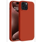 Newface Apple iPhone 15 Plus Kılıf First Silikon - Kırmızı thumbnail 2