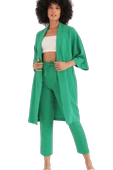 Rahat Kesim Kimono Üst-Yeşil thumbnail 1