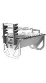 ORİGAMİ KATLANIR MANGAL MODEL 1 / PASLANMAZ ÇELİK / BABA'S BBQ thumbnail 2