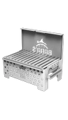 ORİGAMİ KATLANIR MANGAL MODEL 6 / PASLANMAZ ÇELİK / BABA'S BBQ thumbnail 2