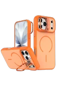 Joko Apple iPhone 17 Pro Max Flexa Magsafe Kapak - Turuncu thumbnail 1