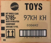 Hot Wheels Kısa Karton 72'li Kutu 5785-97KHKH thumbnail 1