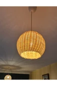Niobehome Luna Rattan Avize thumbnail 3