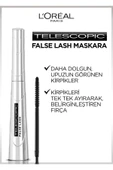 Paris False Lash Telescopic Fiber Siyah Maskara thumbnail 3