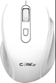 Claws Genius v2 Beyaz Ergonomik Optik Kablosuz Mouse thumbnail 1