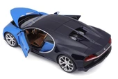 Bburago Bugatti Chiron Mavi 1/18 Model Araba thumbnail 5