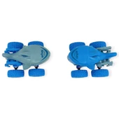 Köpek Balığı Sürtmeli Mekanik Monster Araba Gri 12 cm thumbnail 2