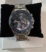 Swiss Plus Man Watch Basic Seri Model-8 ST3516AGS Lüx Blue-Silver(Kol Saati) thumbnail 1