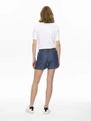 ONLY Tencel Kumaş Kısa Bayan Şort 15226321 thumbnail 4