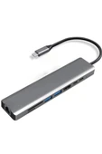 Type-c To Hdtv Multifunction Adapter 8 Port Kablo thumbnail 1