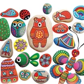 5307 Taş Boyama - Stone Painting / +6 yaş thumbnail 3