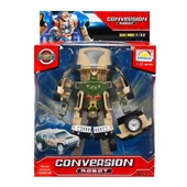 1:32 Sesli ve Işıklı Dönüşebilen Robot thumbnail 5