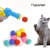 Peluş Top Atan İnteraktif Kedi Oyuncağı thumbnail 1