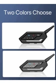 Bt62 Motosiklet Kask Kulaklığı Bluetooth Intercom 2 Intercom Bağlantılı thumbnail 4