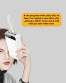 Lightning Ve Type-c Girişli 50000mah Powerbank thumbnail 4
