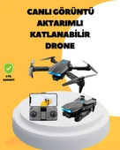 Wifi Fpv Canlı Görüntü Aktarımlı Katlanabilir Drone thumbnail 1