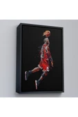 Trezon Ahşap Çerçeveli Michael Jordan Tablo-7766 thumbnail 3