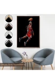 Trezon Ahşap Çerçeveli Michael Jordan Tablo-7766 thumbnail 7