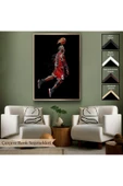 Trezon Ahşap Çerçeveli Michael Jordan Tablo-7766 thumbnail 6