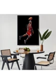 Trezon Ahşap Çerçeveli Michael Jordan Tablo-7766 thumbnail 8