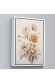Trezon Ahşap Çerçeveli Soft Çiçekler Tablo-8035 thumbnail 4