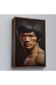 Trezon Ahşap Çerçeveli Bruce Lee Tablosu-7749 thumbnail 2
