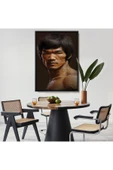 Trezon Ahşap Çerçeveli Bruce Lee Tablosu-7749 thumbnail 8