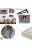 Trezon Ahşap Çerçeveli Gustav Klimt - Adele Bloch Tablo-7086 thumbnail 5