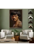 Trezon Ahşap Çerçeveli Bruce Lee Tablosu-7749 thumbnail 6