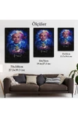 Trezon Albert Einstein E=mc2 Kanvas Tablo, Matematik Öğretmeninin Hediyesi-5244 thumbnail 6