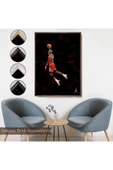 Trezon Ahşap Çerçeveli Michael Jordan Tablo-7751 thumbnail 7