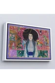 Trezon Ahşap Çerçeveli Gustav Klimt - Adele Bloch Tablo-7086 thumbnail 4