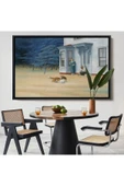 Trezon Ahşap Çerçeveli Edward Hopper - Cape Cod Akşamı Tablo-7061 thumbnail 8