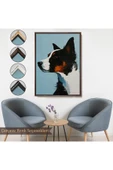 Trezon Ahşap Çerçeveli Sevimli Köpek Tablosu-7635 thumbnail 7