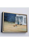 Trezon Ahşap Çerçeveli Edward Hopper - Cape Cod Akşamı Tablo-7061 thumbnail 3