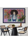 Trezon Ahşap Çerçeveli Gustav Klimt - Adele Bloch Tablo-7086 thumbnail 8