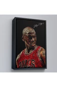 Trezon Ahşap Çerçeveli Michael Jordan Tablo-7739 thumbnail 4