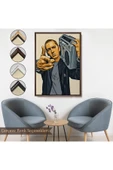 Trezon Ahşap Çerçeveli Eminem Tablosu-7948 thumbnail 7